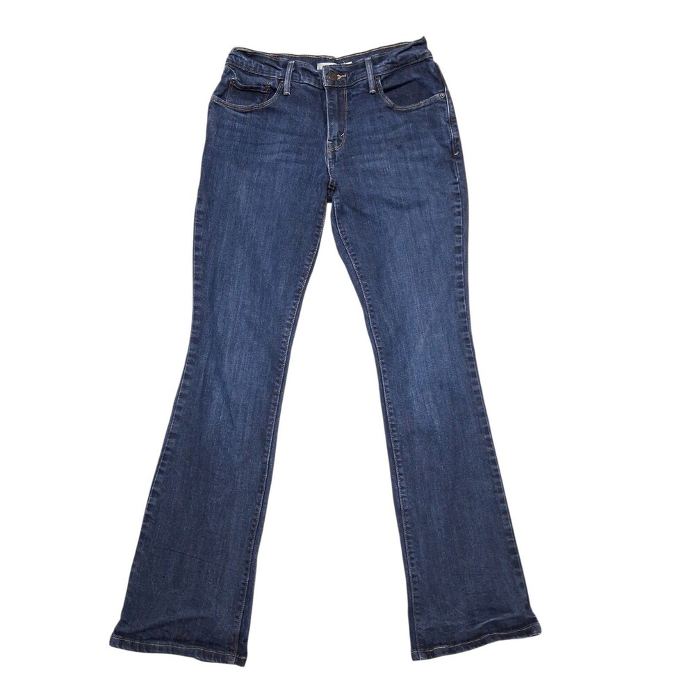 Levi’s 515 Bootcut Jeans Womens Size 4 Dark Wash Stretch Denim Mid Rise